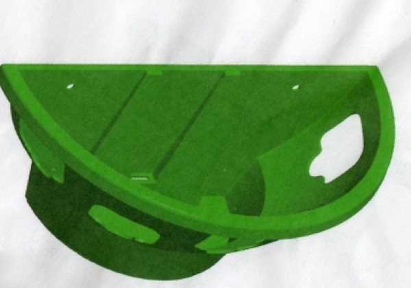 Iekarināmais pods 50 cm, zaļš