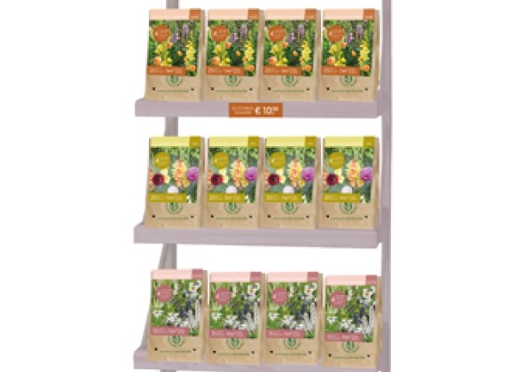 Sīpolpuķu maisījums Blooming summer (stends+ 80 pakas)