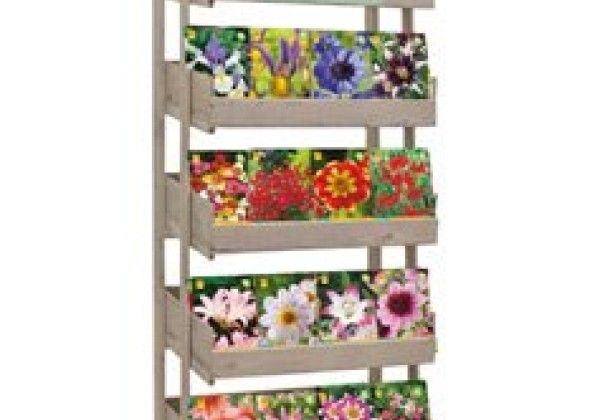 Sīpolpuķu maisījums Bulbs for Bees (stends + 120 pakas)