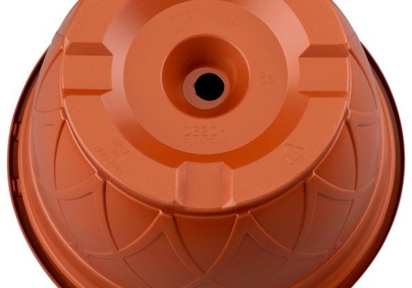 Iekarināmais pods 19 cm, brūns