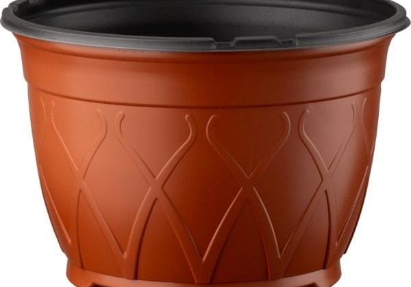 Iekarināmais pods 19 cm, brūns