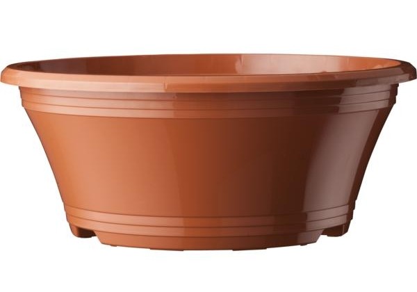 Bļodveida pods Lisa 23 cm, brūns