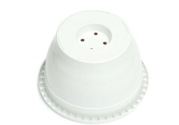 Iekarināmais pods Jacinta 25 cm, balts