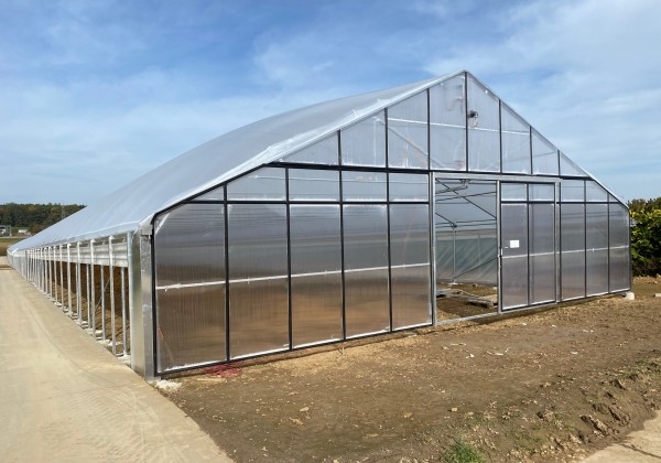 Dubultplēves termo siltumnīca 300 m2 ar montāžu