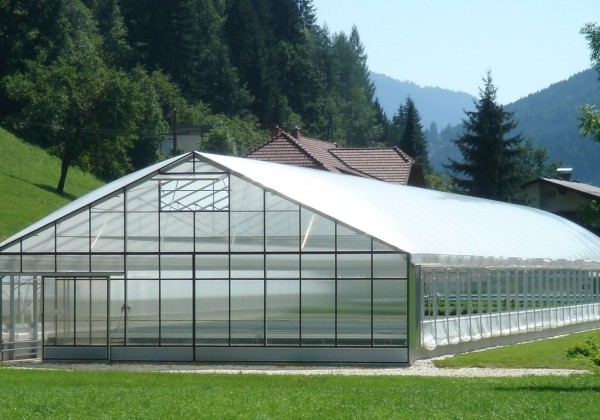 Dubultplēves termo siltumnīca 500 m2 ar montāžu