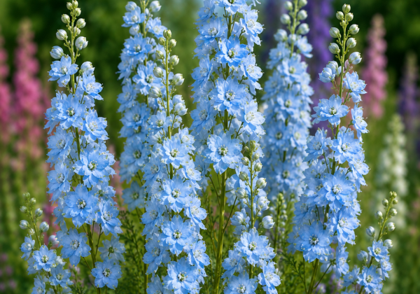 Delphinium consolida Qis Light Blue