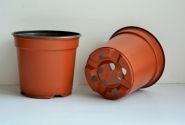 Puķu pods 10 cm, brūns