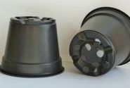 Puķu pods 10 cm, melns (palete)