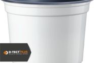 Puķu pods 10,5 cm L, balts