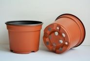Puķu pods 10,5 cm L, brūns