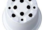 Puķu pods 10,5 cm (vol 11) balts