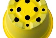 Puķu pods 10,5 cm (vol 11) dzeltens
